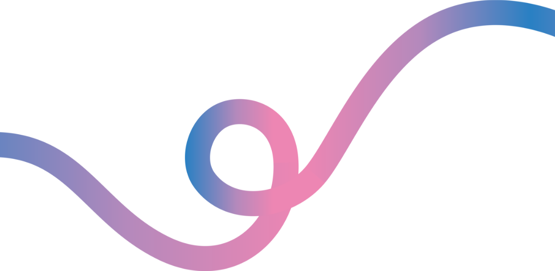 装飾グラデーションリボン